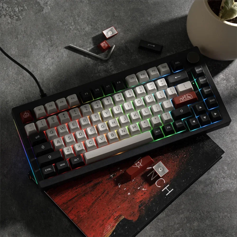 Akko 5075B Plus – Clavier Mécanique Gaming 75%, RGB, Tri-Mode, Hot Swap