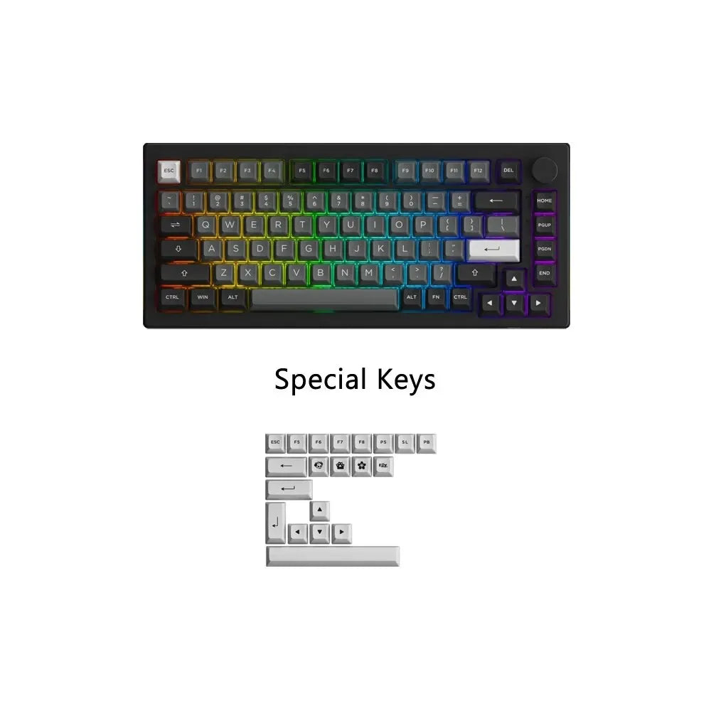 Akko 5075B Plus – Clavier Mécanique Gaming 75%, RGB, Tri-Mode, Hot Swap